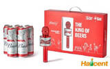 韩国OB啤酒公司推出“麦克风包装”